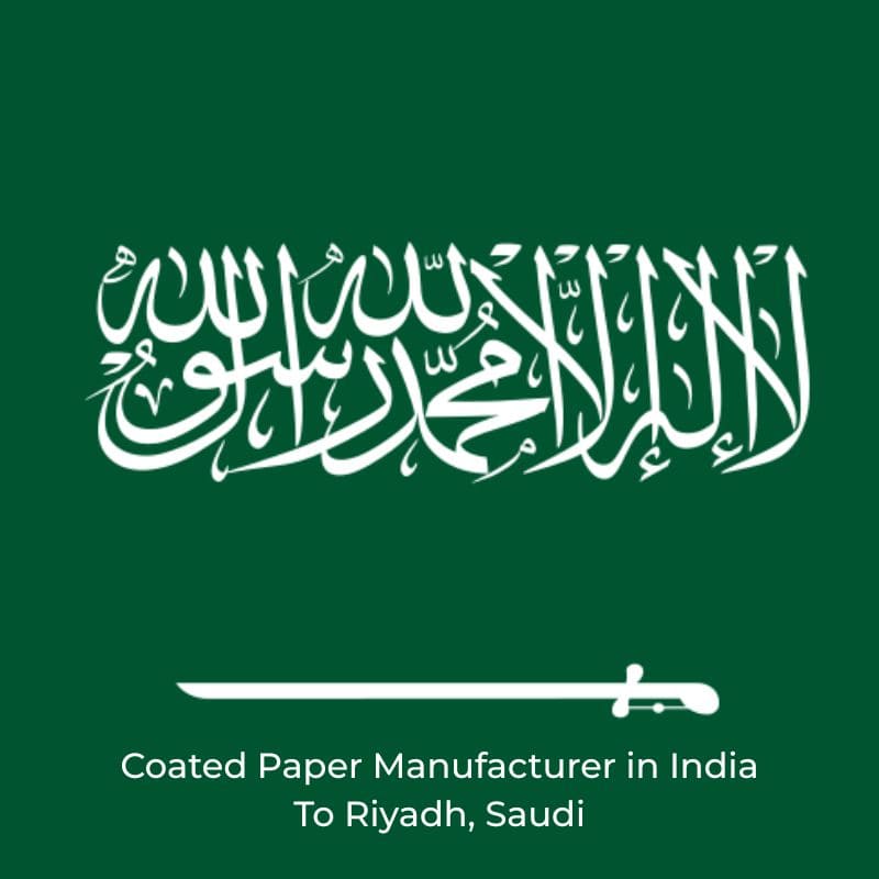 Coated Paper Manufacturer in India Supplying Riyadh